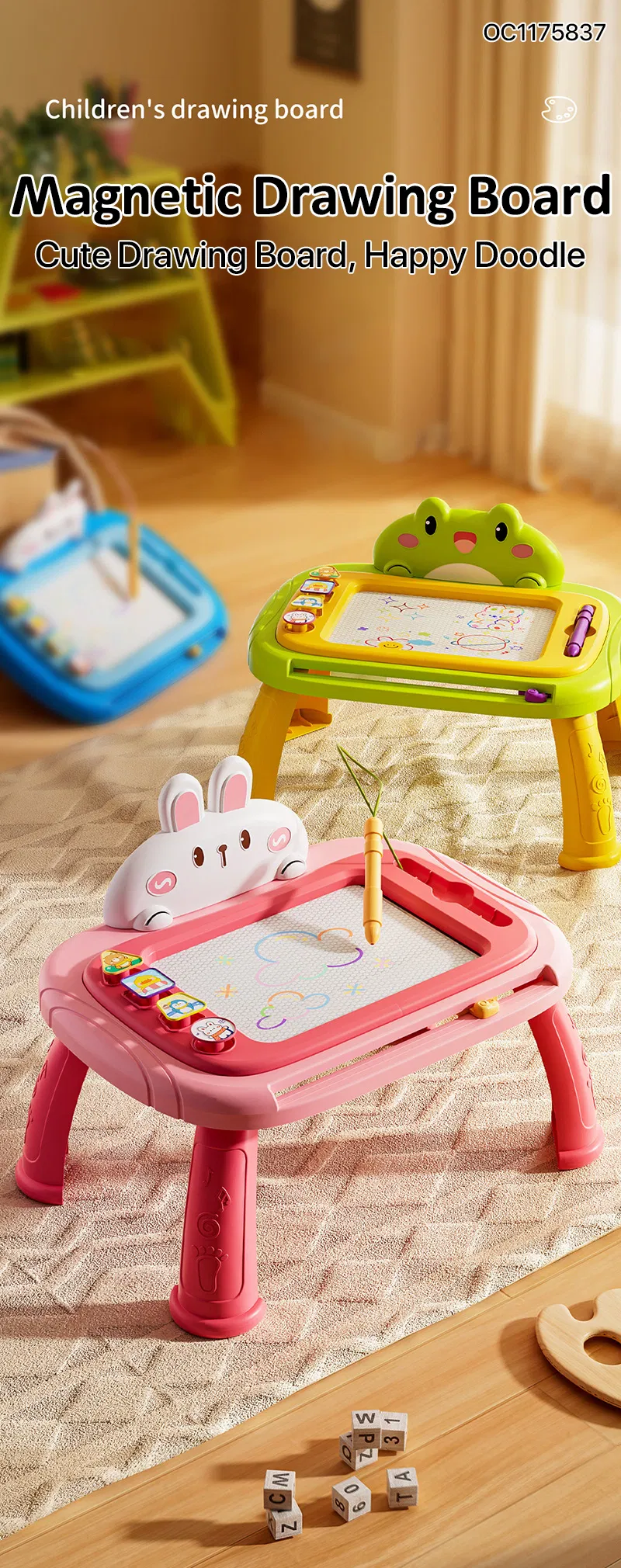 Wholesale Magnetic Children Educational Toy Children Kid Art Interesting Drawing Table Writing Board