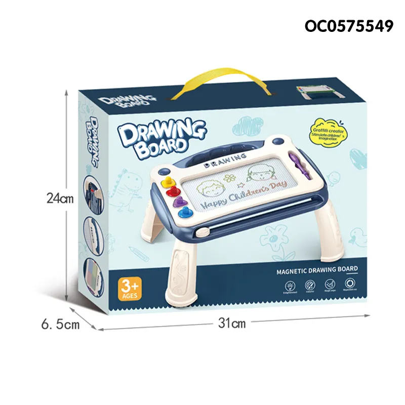 Wholesale Children's Learning Magnetic Drawing Writing Desk Table Popular DIY Toy Board for Kids