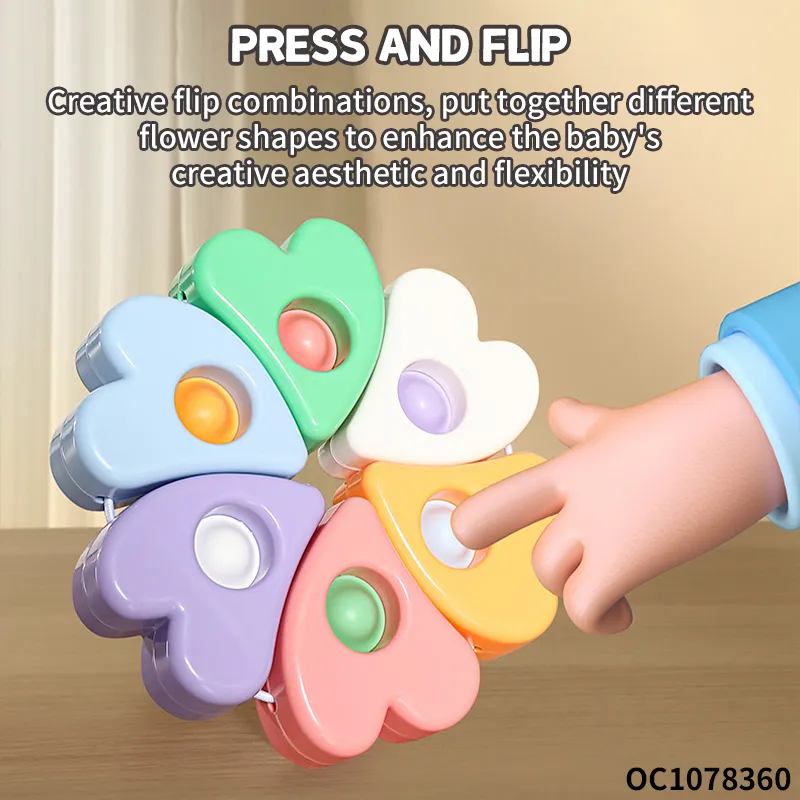 Baby Kids Children Games Customizable Anti Stress Fidget Tactile Hand Eye Coordination Training Toy Bubble Press Button Toy