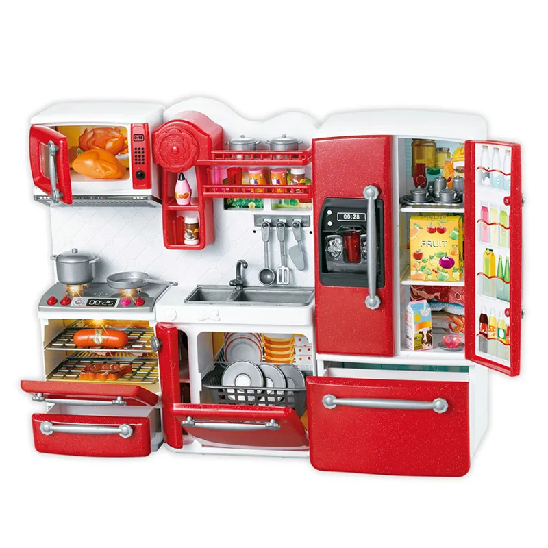 Wholesale Pretend Plastic Children House Hold Mini Plastic Kitchen Play Toy Set