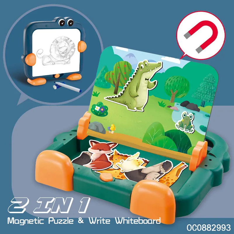 Writing Wholesale Montessori Tablet Drawing Board Toys Kids Children's Magnetic Popular Puzzle Early Education Toy
