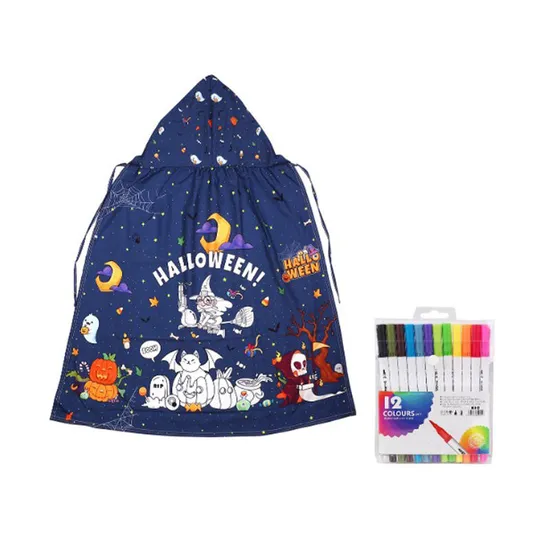 Montessori Halloween Theme Design Wholesale Painting Arts Crafts Popular DIY Coloring Education Toys for Kids