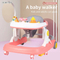 Wholesale 360 Degree Rotating Wheels New Design Educational Round Baby Chair Walker with Music