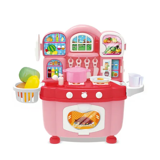 Wholesale Fun Little Girls Play Set Role Playing Educational Pretend Cooking Small Games Children's Plastic Kitchen Tool Set Toys for Kids