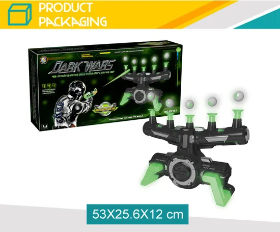 Indoor Gun Machine Luminous Suspension Flying Ball Shooting Game Toy Gun