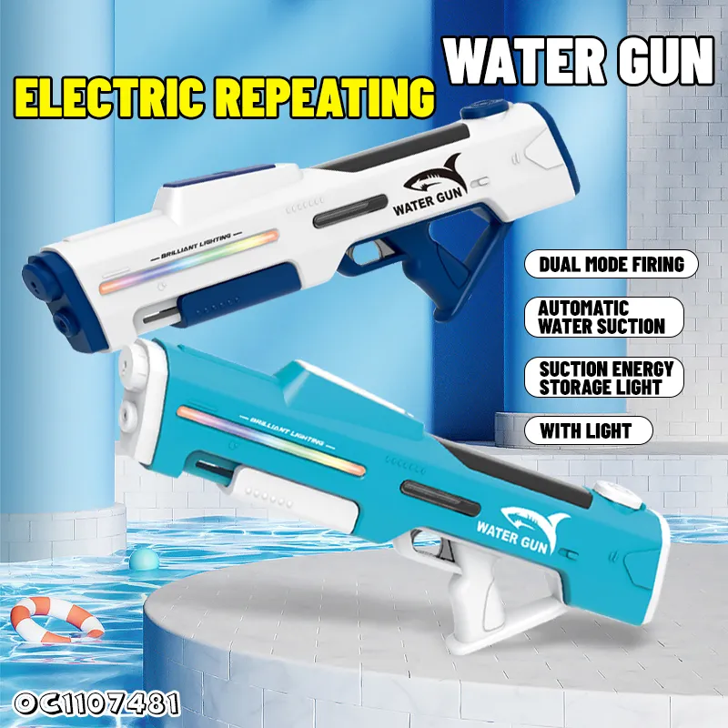 Summer Outdoor High-Capacity Electric Continuous Shoot China Waterproof Kids' Rechargeable Toy Water Gun