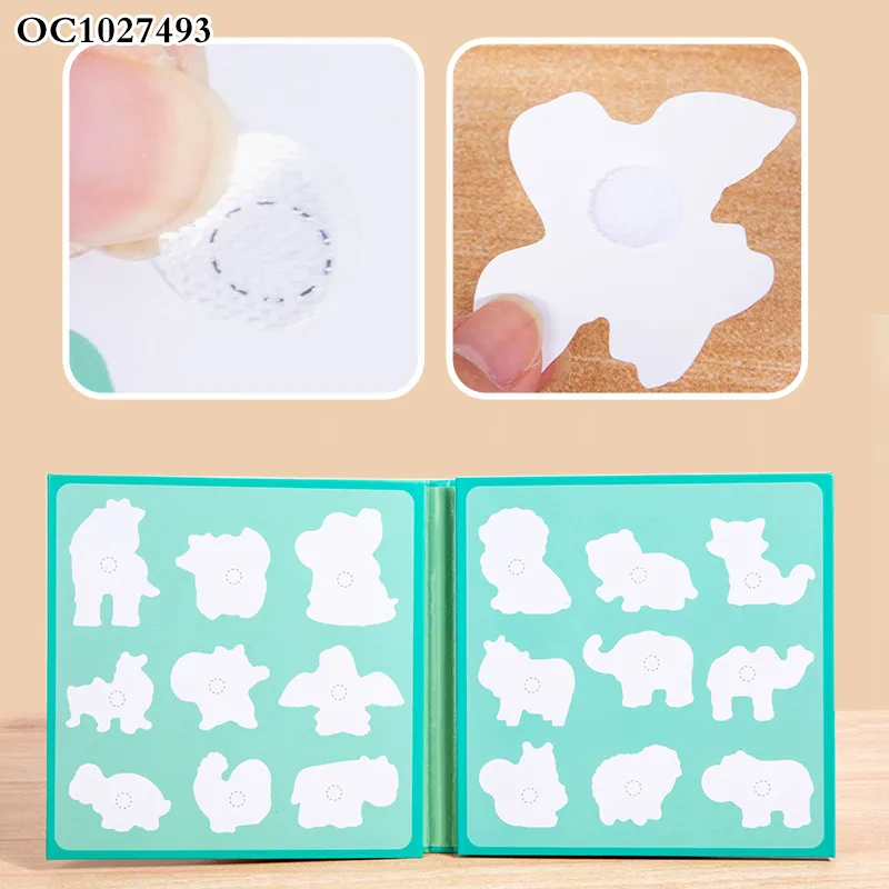 Wholesale Sea Animal Handmade Stickers Books Shapes and Colors Early Educational Water Doodle Creative Book Toys for Kids