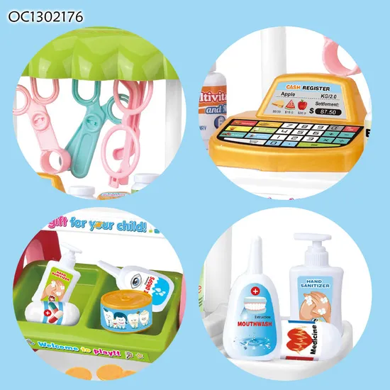 Educational Baby Children Game Role Play Tools Interactive Creative Hospital Montessori Doctor Set for Kids