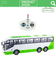 Wholesale 1: 30 Scale 4 Channels Mini Plastic City Remote Control Bus Toy Car