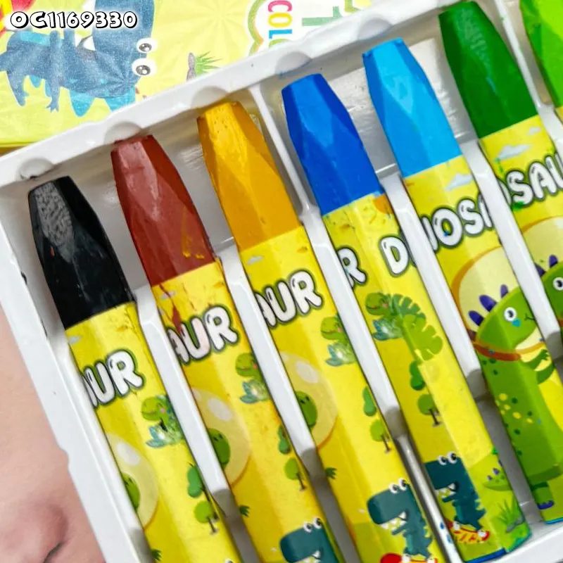 Wholesale Painting Dinosaur Parking Artist Tools and Art Materials Set Pencil Crayons Box Set Drawing Toy for Kids