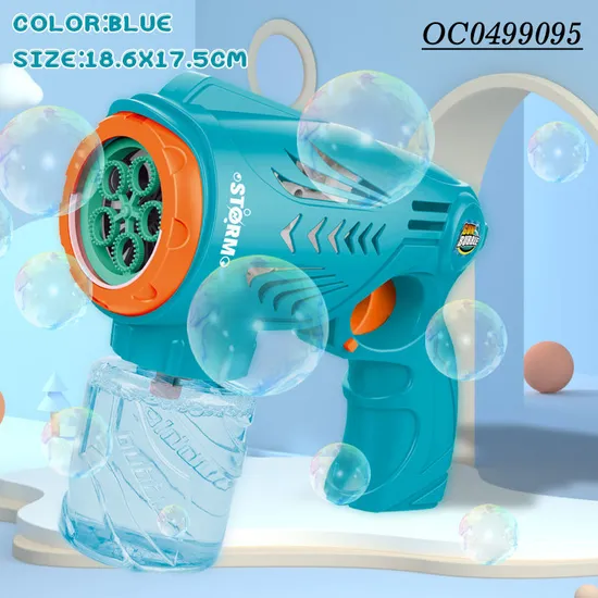High Quality Interesting Outdoor B/O Kids Baby Bubble Toy Gun Machine
