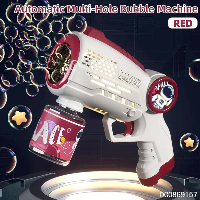 Outdoor Wedding Party Birthday Space Bubble Gun Machine Gift Perfect Choice Kids Toys Automatic Electric Bubble Machine Gun