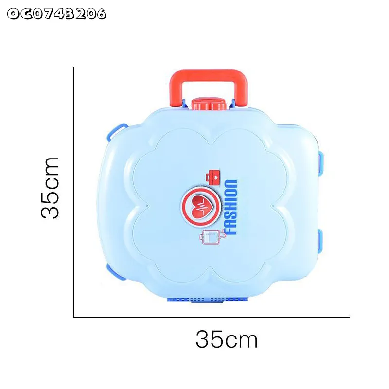 Light Music Function Hospital Role Play Montessori Baby Kids Electric Plastic Pretend Doctor Set Toy