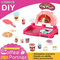 Multi-Accessories Fun Children Tools Pretend Game Fast Food Toys Kids Afternoon Coffee Machine Tea Plastic Toys