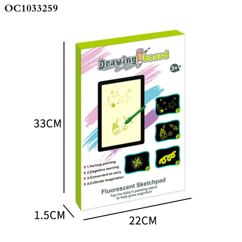 LED Writing Board Early Education Toy Set for Kids Wholesale Magnetic Writing Drawing Board