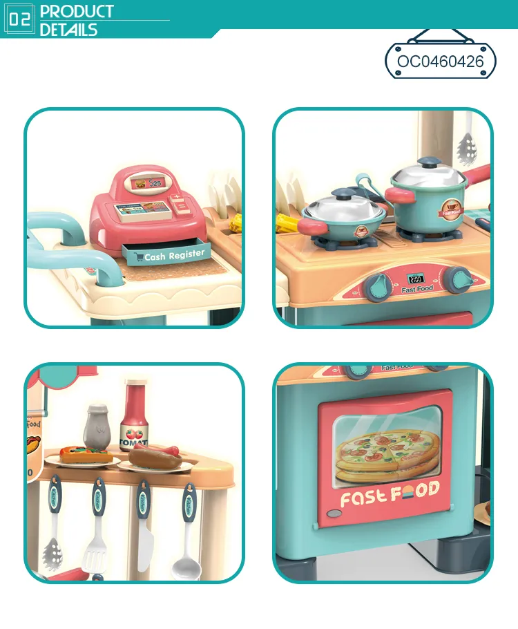 New Pretend Set Kitchen Product Cooking Toy Set