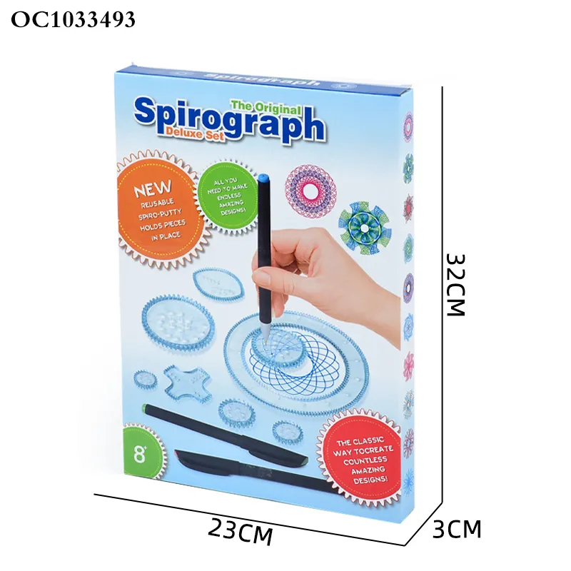 Kids Funny Plastic Creative Spirograph Most Popular Wholesale Educational Painting Drawing Toys for Children