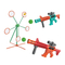 Wholesale Indoor Foam Soft Ball Gun Electric Rotate Windmill Target Children Shooting Game Spin Machine Electric Soft Bullet Gun