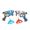 Hot Selling 2 Players Shooting Flying Saucer UFO Toy Speed Gun Toy with Laser and Light