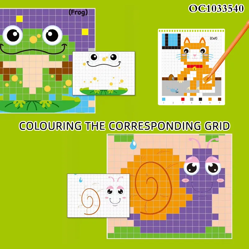 Wholesale Early Educational Equipment Interactive Games Children Coloring Children DIY Books for Kids