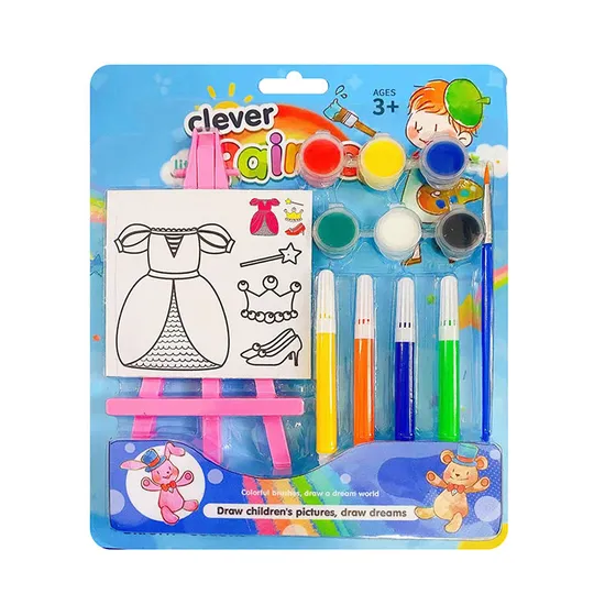 Wholesale Education Learning Materials Early Education Toy Coloring Drawing DIY Book for Children