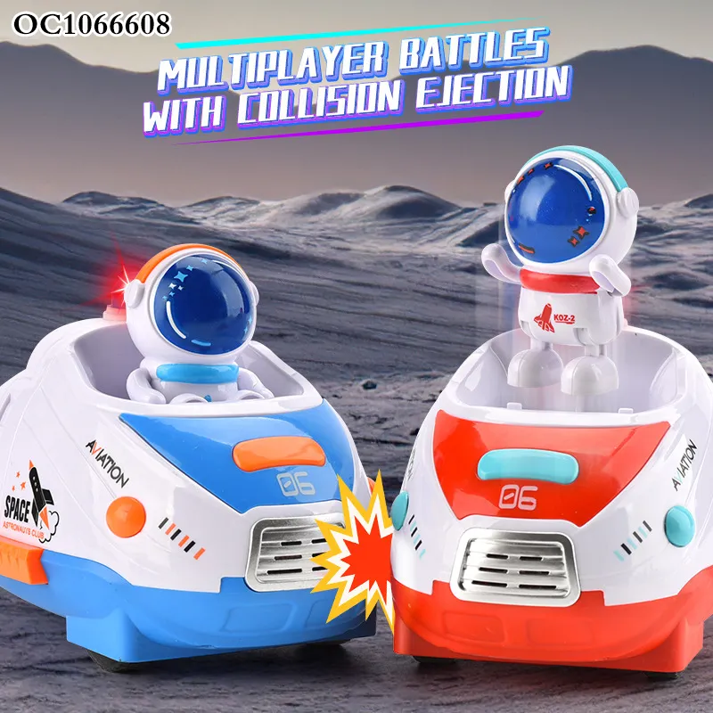 Wholesale 360 Degree Rotating Light Music RC Space Bumper Stunt Drift Cars Racing Remote Control Toys Car for Kids