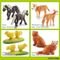 Wholesale Montessori Educational Plastic Realistic Model Farm Animals Set Educational Toys