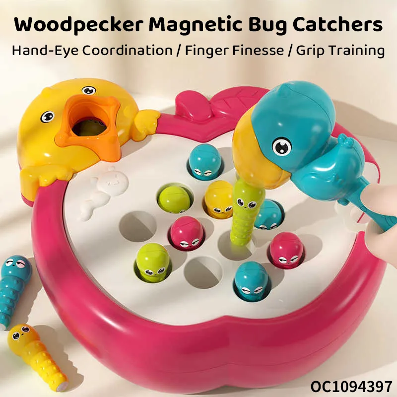 Wholesale Montessori Game Baby Interactive Board Games Electric Fishing Toys for Kids with Music