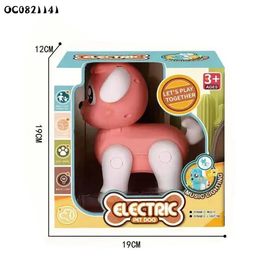 Light Music Wholesale Battery Operated Plastic Animal Light Music Electric Toy