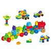 Wholesale Montessori Educational Construction Plastic Building Block DIY Toy