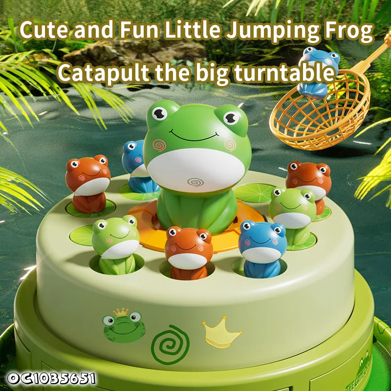 Wholesale Water Summer Children Fishing Game Baby Birthday Gift Electric Machine Catching Frog Kids Interactive Toy