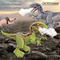 Kids 2.4G Simulation Cool Remote Control RC Spray Mist Walking Dinosaur Toy