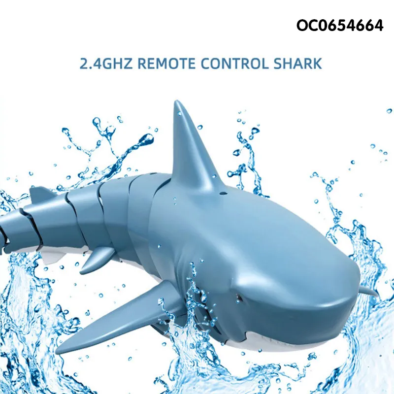 Wholesale Summer Pool Water Children's Remote Control RC Plastic Shark Animals Toys