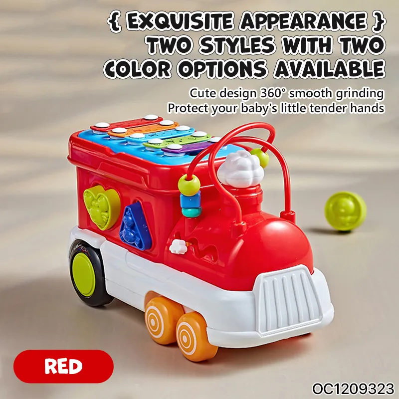 Wholesale Montessori Educational Educational Pounding Piano Cube Shape Matching Baby Toddler Musical Toy