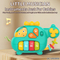 Wholesale Electronic Cartoon Battery Operated Happy Learning Piano Toys Kids with Light and Music