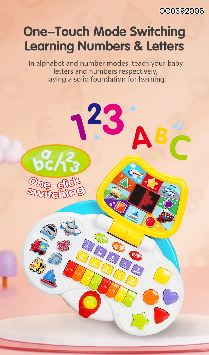 Wholesale Electronic Montessori Educational Plastic Piano Keyboard Music Toys