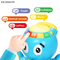 Wholesale Montessori Piano Drum Keyboard Musical Instrument Small Light Musical Crawling Baby Electronic Toy with LED Lights