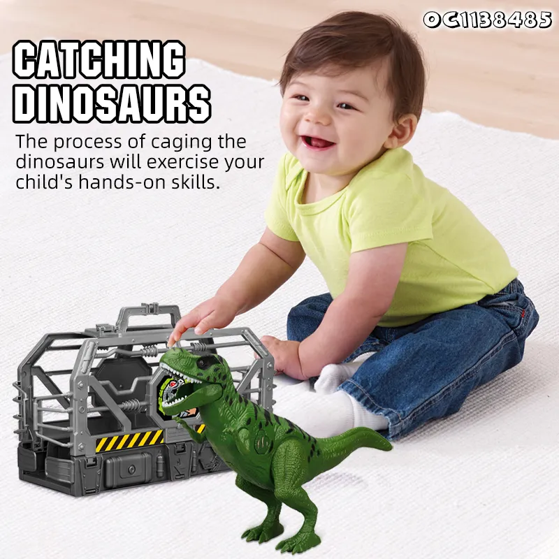 Wholesale Plastic Decompression New Battery Operated Toys Moving Dinosaur Toy Made in China for Children with Light and Sound
