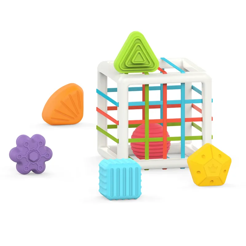 Wholesale Creative New Baby Toys Educational Silicone Baby Mini Blocks
