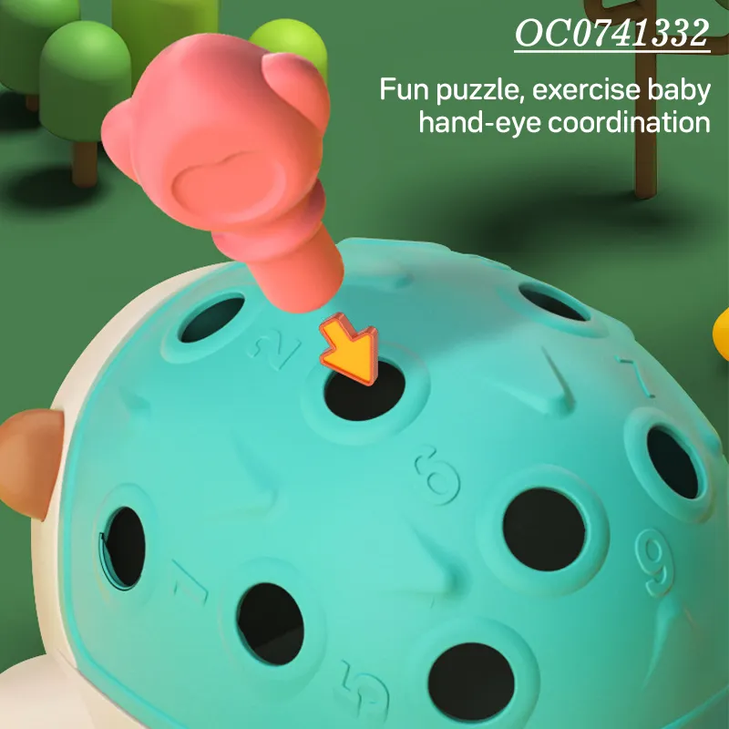 Wholesale Montessori Educational Silicone Baby Toy Building Block