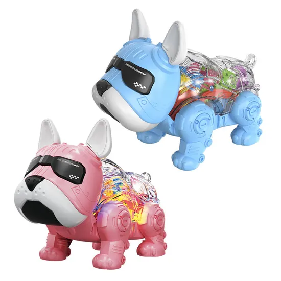 Wholesale Intelligent Electric Walking Remote Control Dog Toys with Lights and Sound