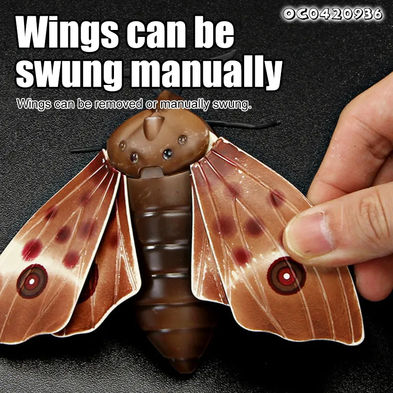 Wholesale Lighted up Interactive Model Mini Remote Control RC Flying Insects Animal Toy