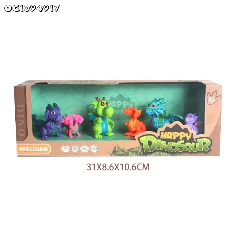 Collectable Simulation Realistic PVC Jurassic Two Head Dinosaur Education Model Toy for Children Plastic Toy Made in China