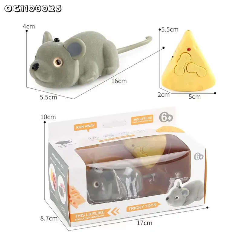 Wholesale Funny Kids Indoor Infrared Remote Control Electronic Walking Robot RC Wireless Small Mouse Animal Toy