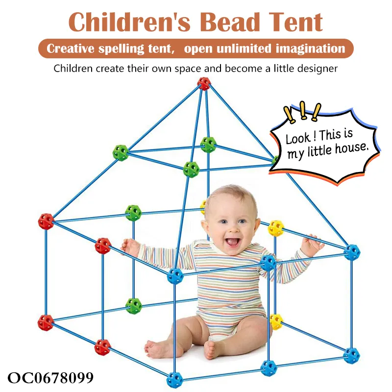 Wholesale Educational Montessori House Playhouse Children Construction Building Block Toy