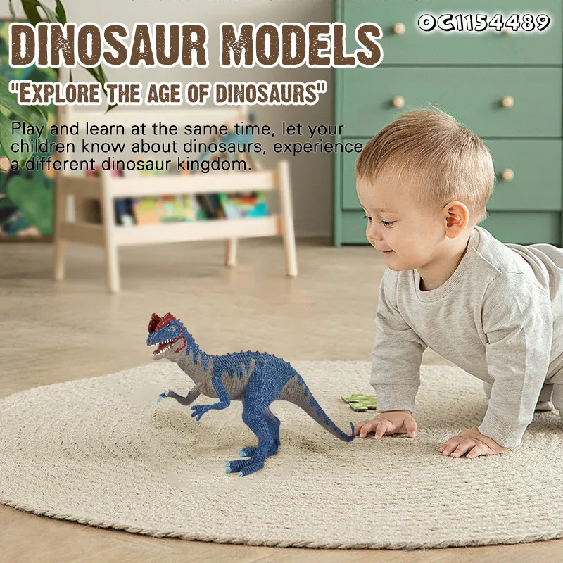 Simulation Eco Friendly Toy Dinosaurs Children 3D Plastic PVC Vinyl Toys Customization Wild Animal Figures Model Toys