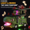 Rotating Plastic Ferris Wheel Multi Functional Electric Dinosaur Flexible Race Track Slide Toy with Light Music