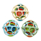 Hand Eye Coordination Shake Rattle Drum Baby Hand Grabbing Toy Felt Balls Baby Stress Ball Toy