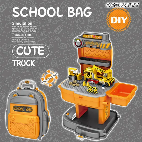 Wholesale 239PCS Trucks Children's Building Block Gift Sets for Kids
