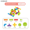 Wholesale Educational Montessori 190PCS Creative Plastic Model Building Blocks Toys
